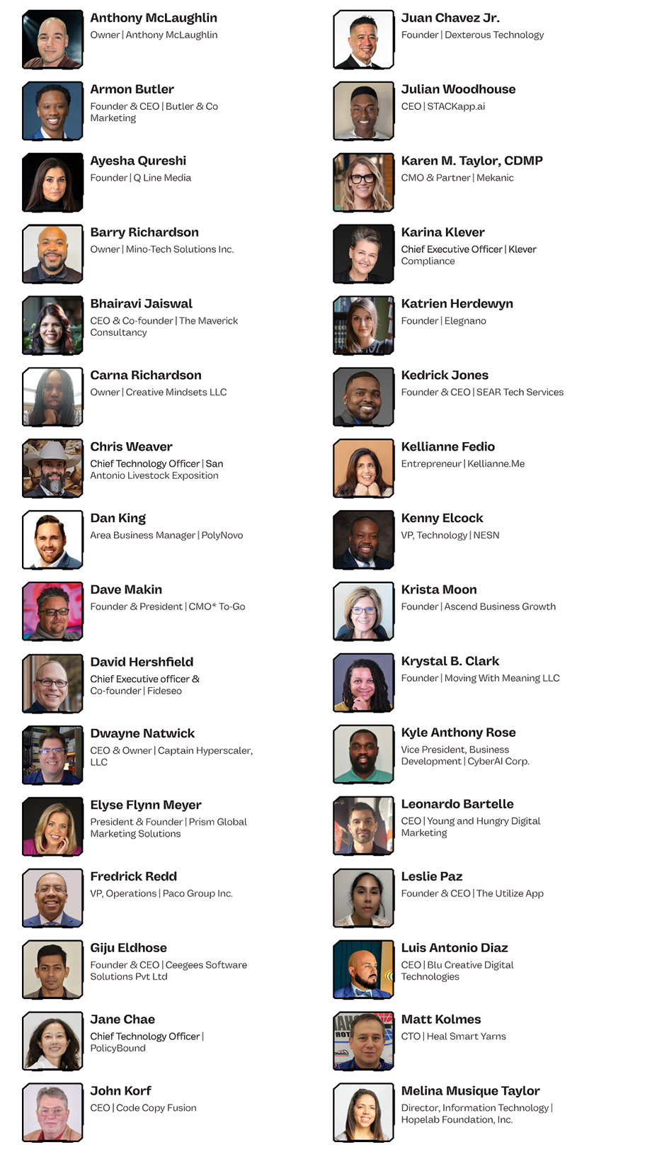 Honoree Spotlight Webpage