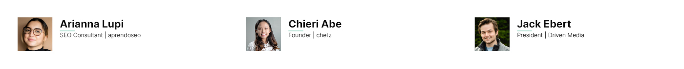 Young Leadership Awardees